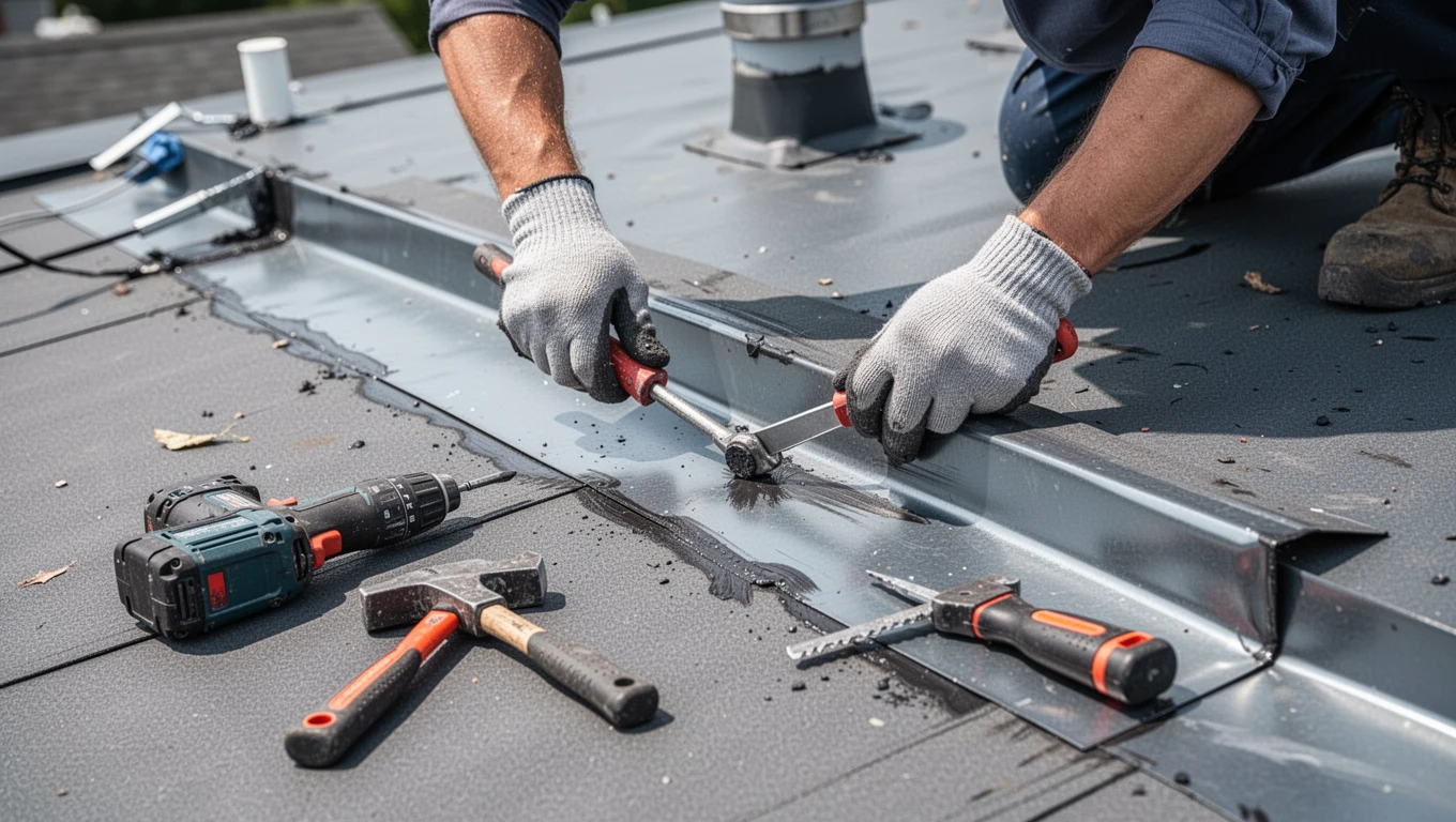 Roof Flashing Repair