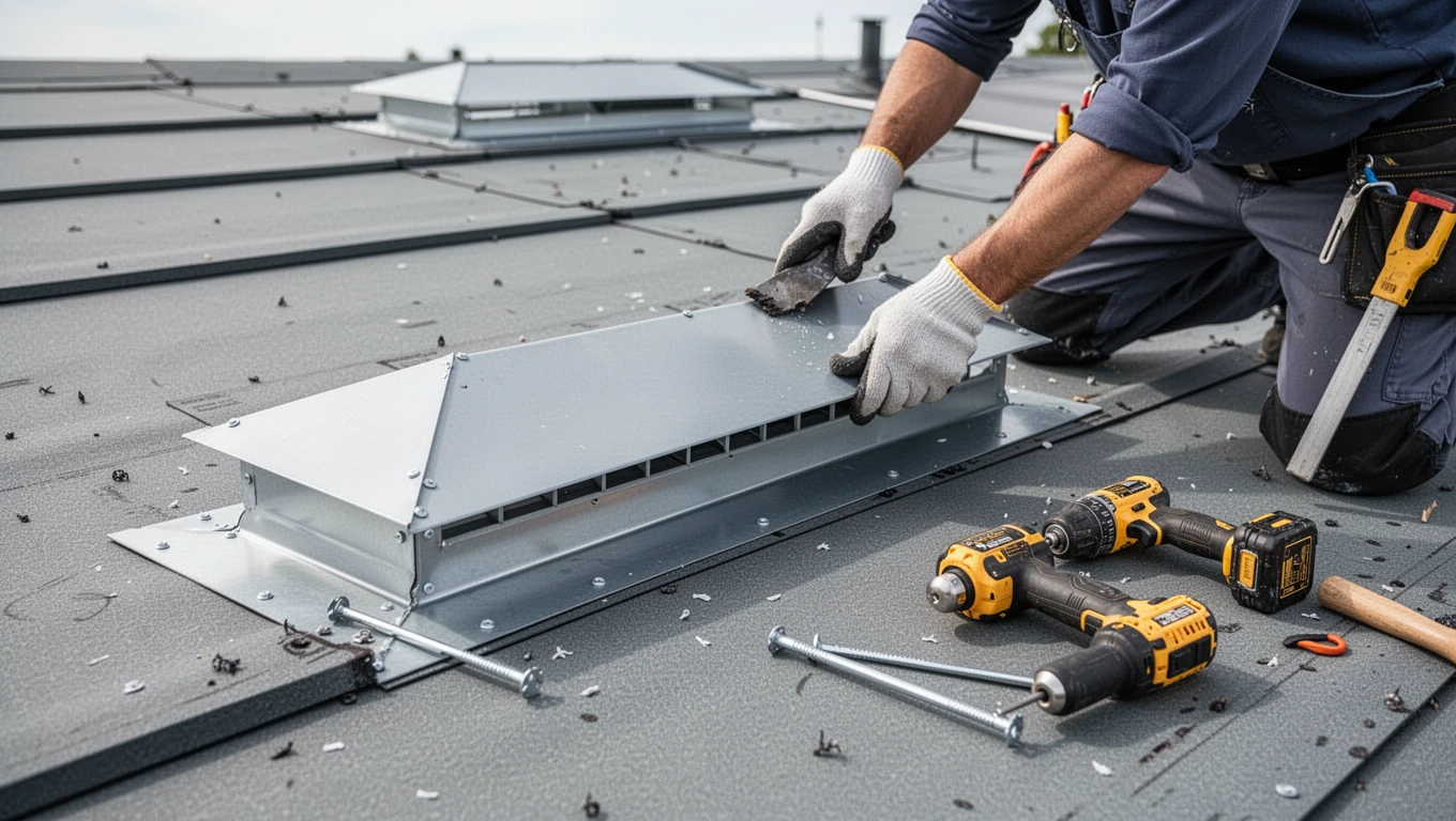 Ridge Vent Installation